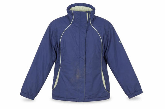 Womens UK Size M Outdoor Scene Blue Puffer Jacket