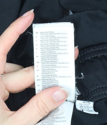 Adidas Boys Black 15-16 Years Jogger Activewear Trousers with Pockets