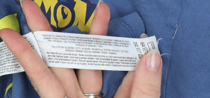 Primark Boys Blue Pokémon Graphic T-Shirt 9-10 Years Pikachu Charizard Gengar