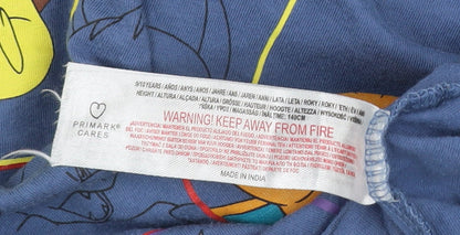 Primark Boys Blue Pokémon Graphic T-Shirt 9-10 Years Pikachu Charizard Gengar