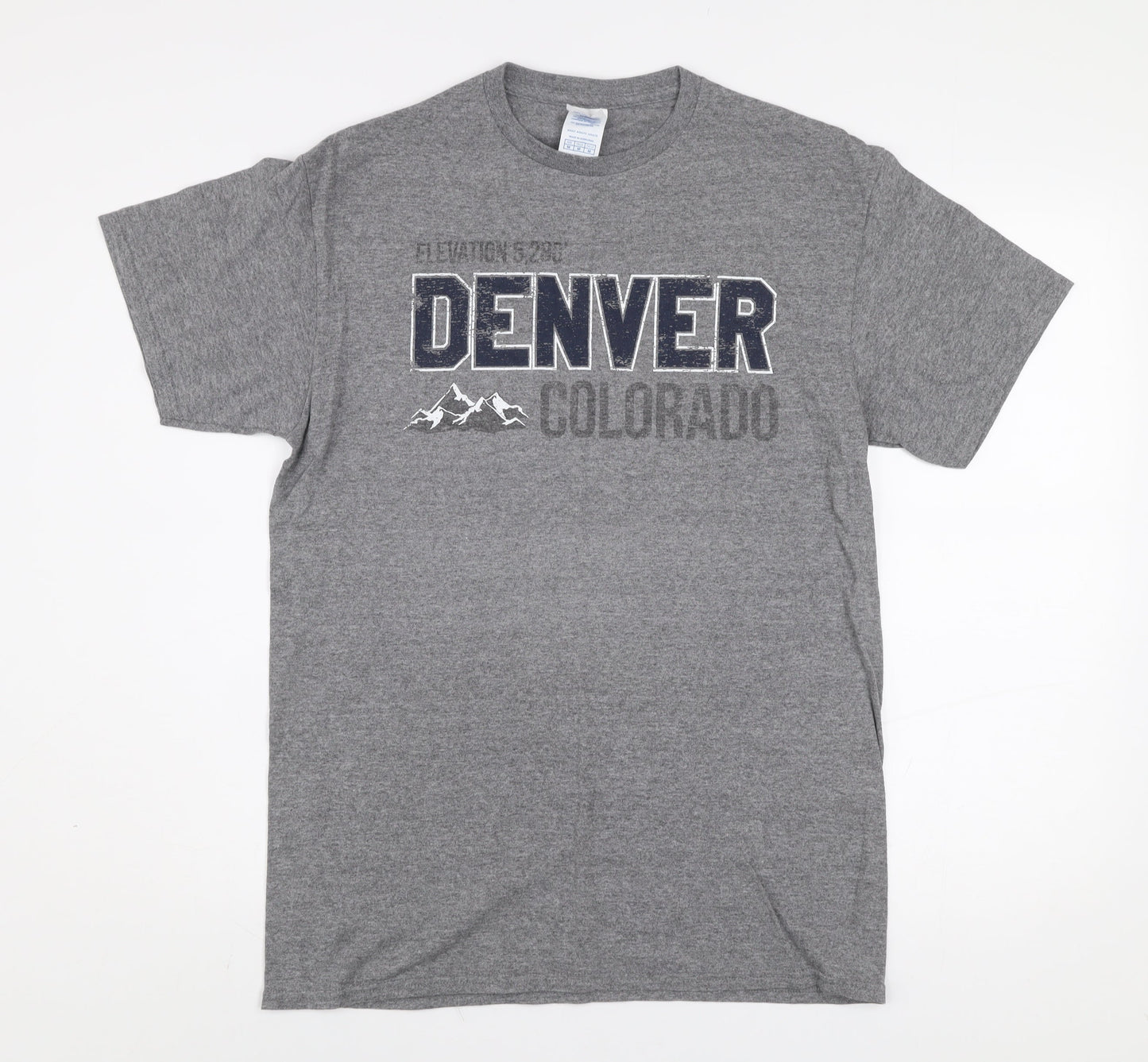 Mens UK Size M Delta Grey  T-Shirt