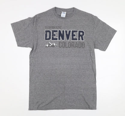 Mens UK Size M Delta Grey  T-Shirt