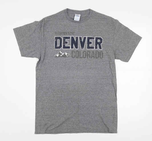 Mens UK Size M Delta Grey  T-Shirt