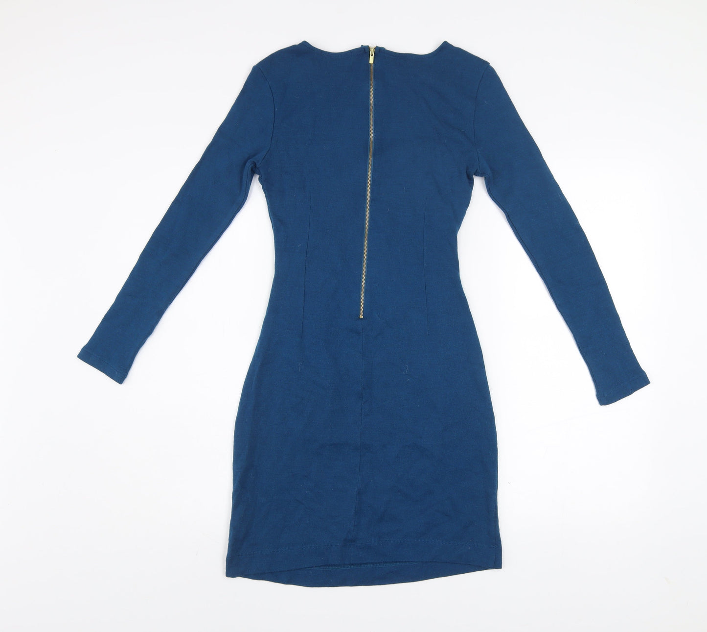 Banana Republic Women's Blue Bodycon Knee Length Dress Size 8