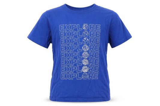 Boys UK Size 6-7 Years Gap Blue Basic T-Shirt