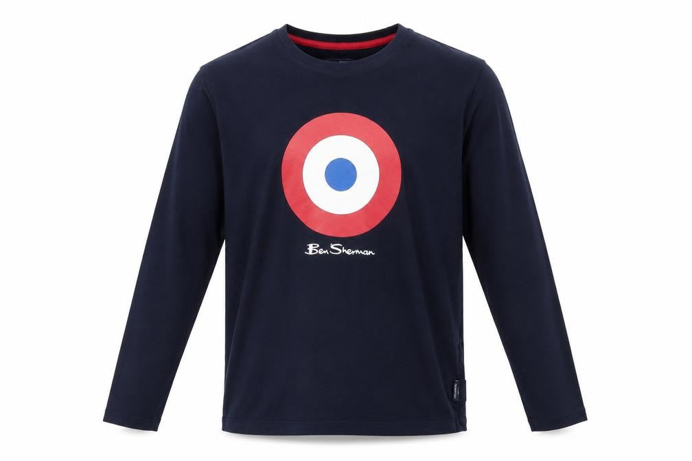 Boys UK Size 12-13 Years Ben Sherman Blue Basic T-Shirt
