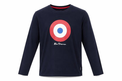 Boys UK Size 12-13 Years Ben Sherman Blue Basic T-Shirt