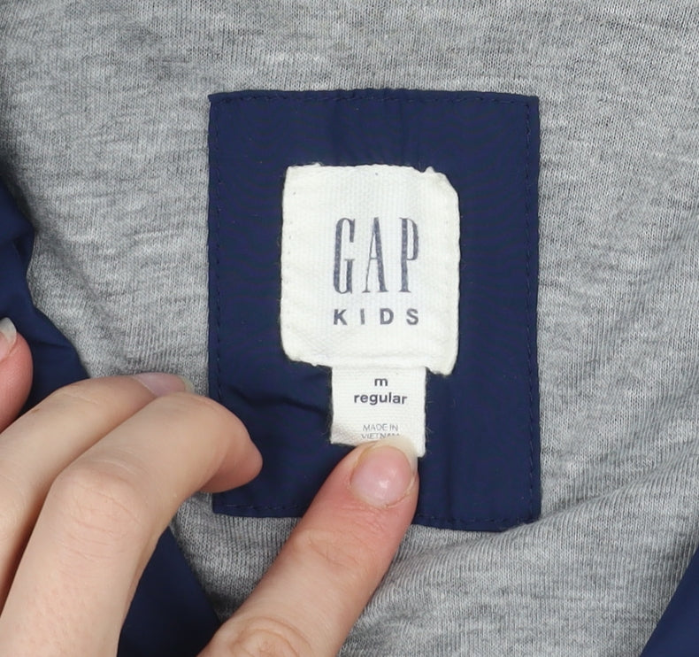 Boys UK Size 8-9 Years Gap Blue Windbreaker Coat