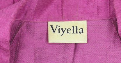 Womens UK Size 12 Viyella Pink Classic