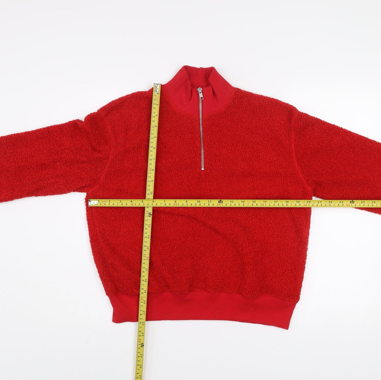 Womens UK Size 8 Topshop Red Pullover Sweatshirt