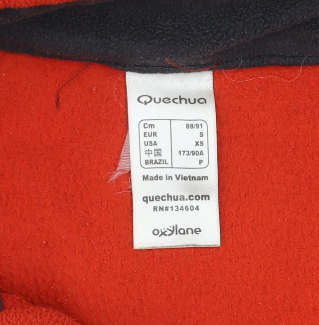 Mens UK Size S Quechua Red Pullover Sweatshirt