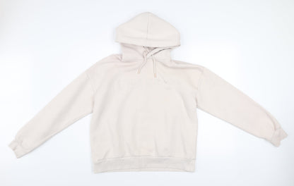 Womens UK Size 12 USA Pro Beige Pullover Hoodie