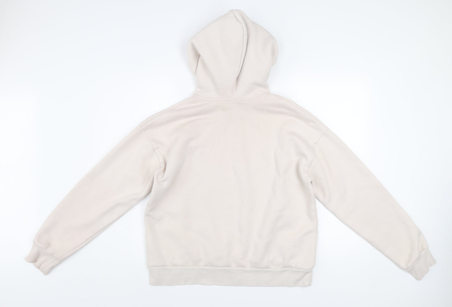 Womens UK Size 12 USA Pro Beige Pullover Hoodie