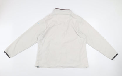 Regatta Women Ivory Fleece Basic Jacket Size 20 Full Zip Outdoor
