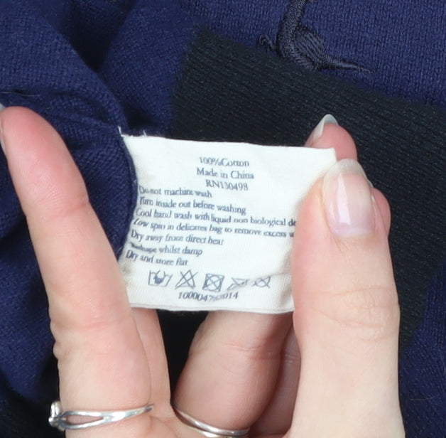 Jack Wills Men’s Blue Cotton Crew Neck Pullover Jumper Size M