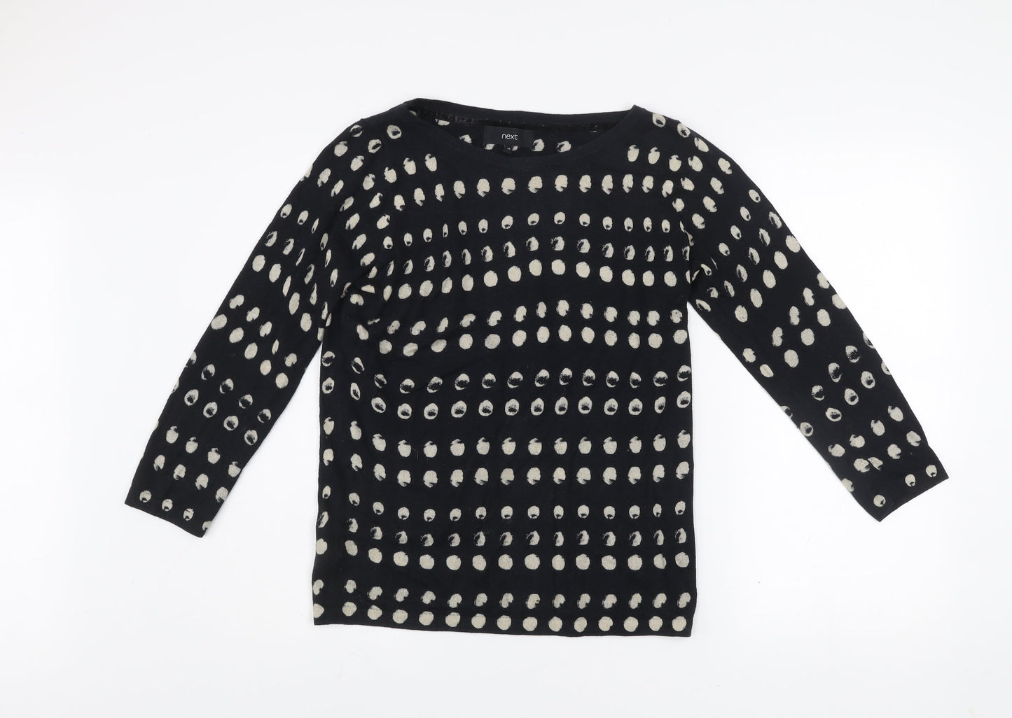 Womens UK Size 10 NEXT Black Pullover Jumper