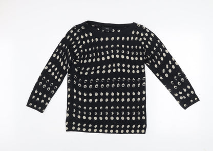 Womens UK Size 10 NEXT Black Pullover Jumper