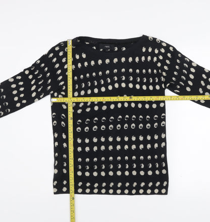 Womens UK Size 10 NEXT Black Pullover Jumper