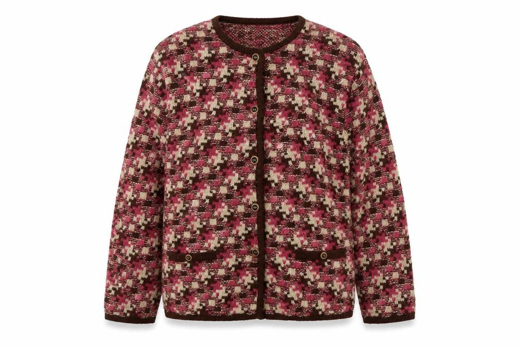 Womens UK Size 20 Eastex Multicoloured Cardigan Jumper