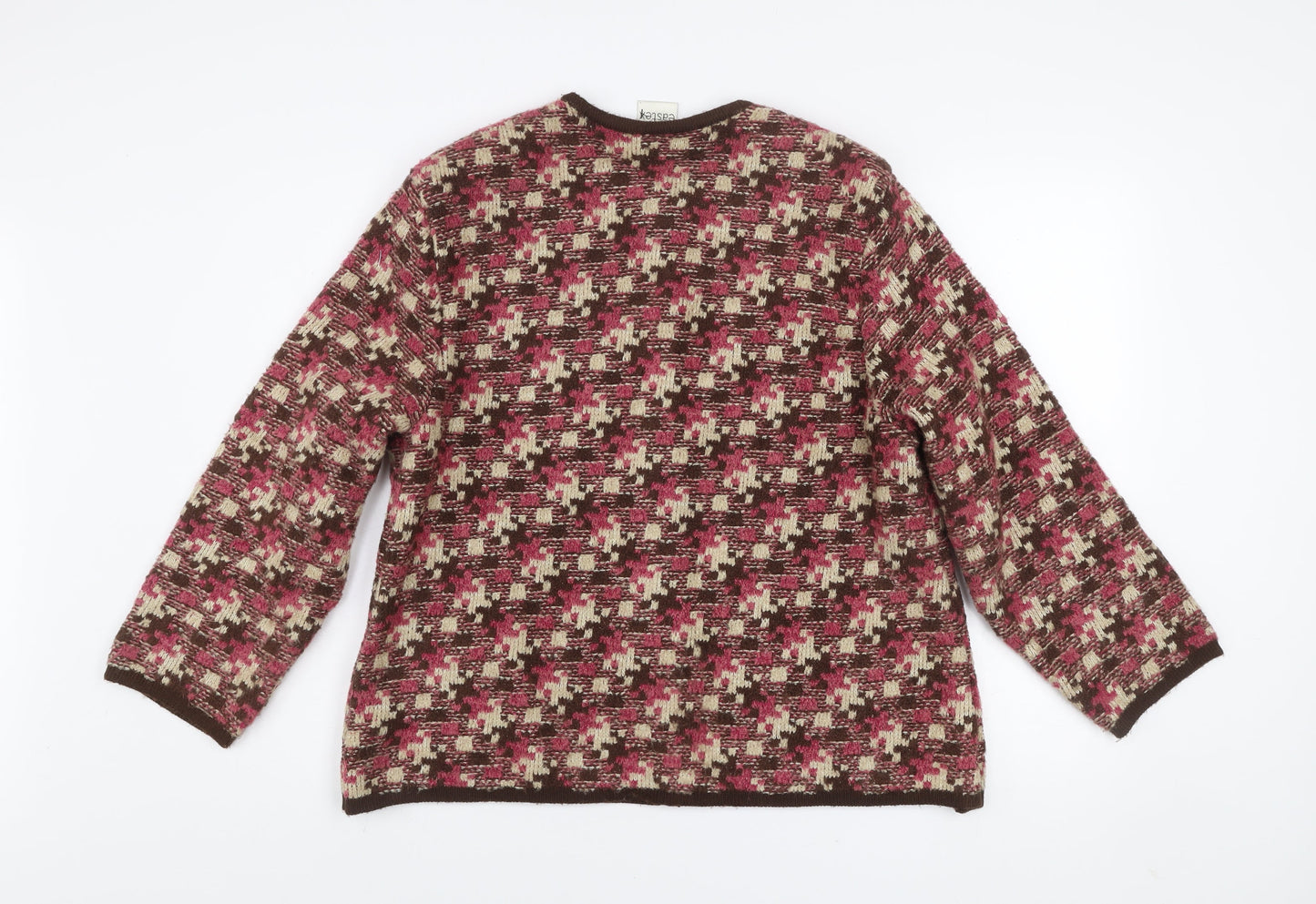 Eastex Womens Multicoloured Knit Button Cardigan UK 20