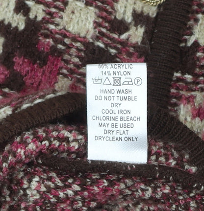 Eastex Womens Multicoloured Knit Button Cardigan UK 20