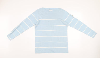 Womens UK Size 10 Damart Blue Pullover Jumper