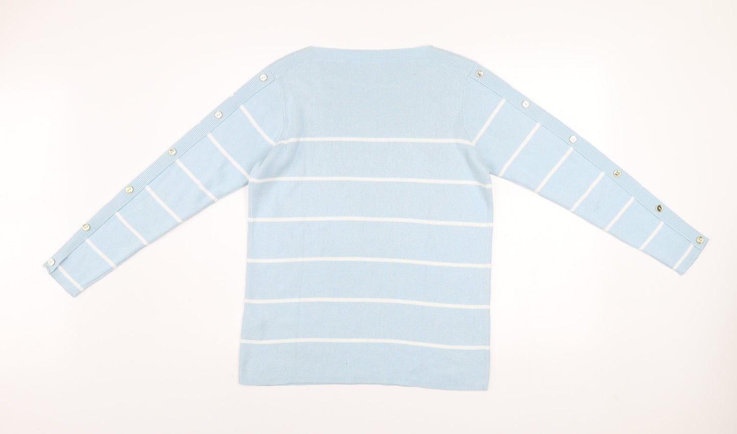 Womens UK Size 10 Damart Blue Pullover Jumper