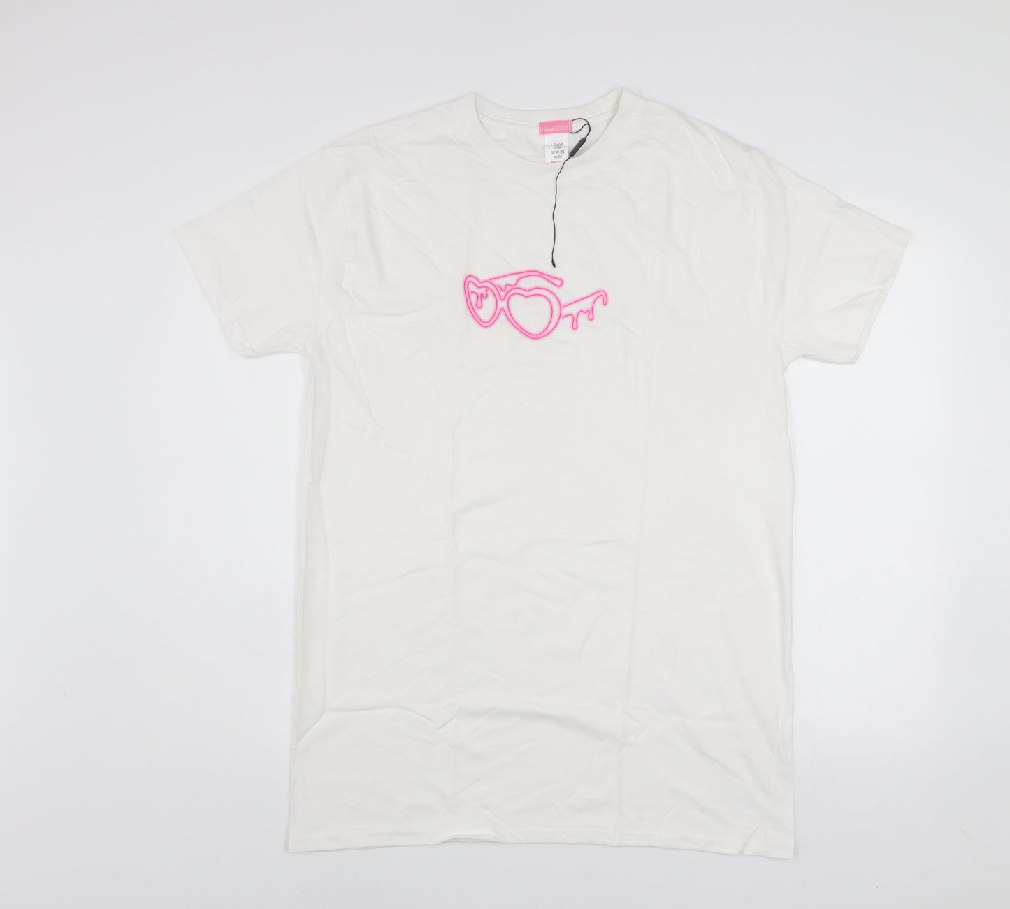 Womens UK Size S I SAW IT FIRST White Basic T-Shirt