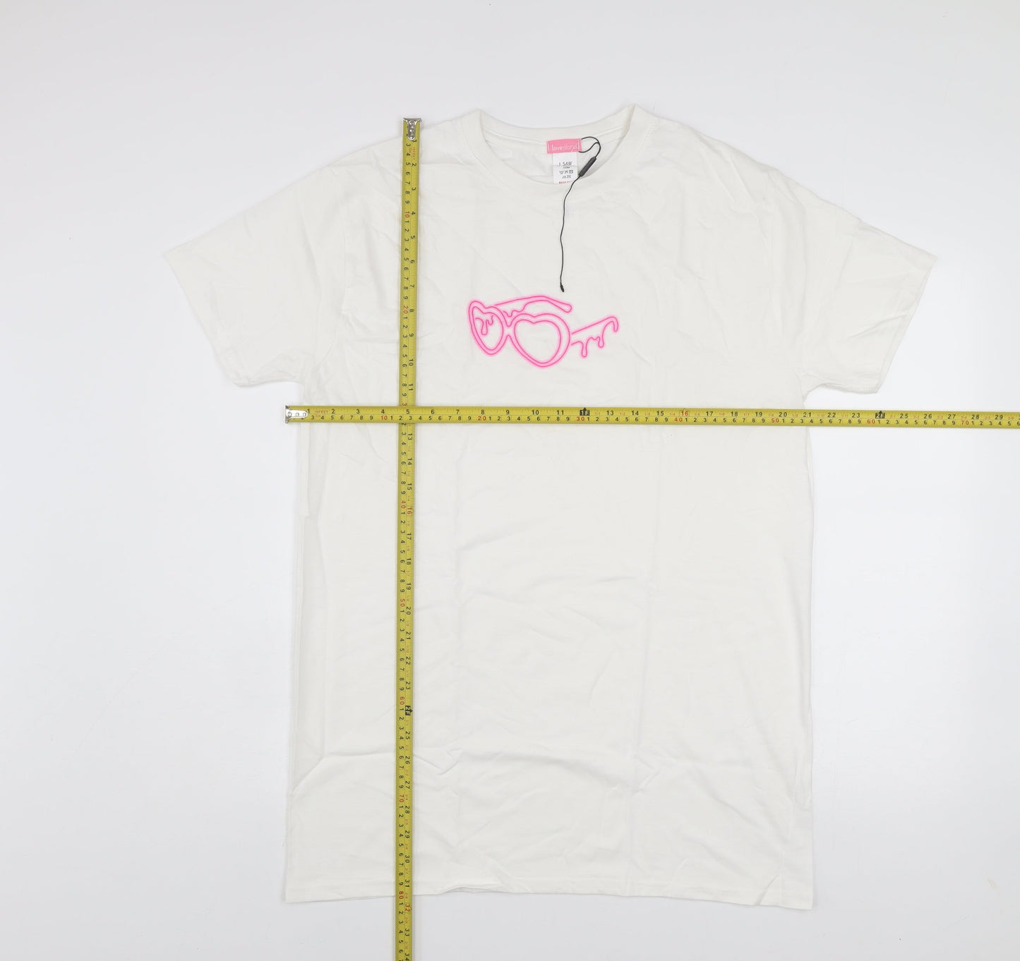 Womens UK Size S I SAW IT FIRST White Basic T-Shirt
