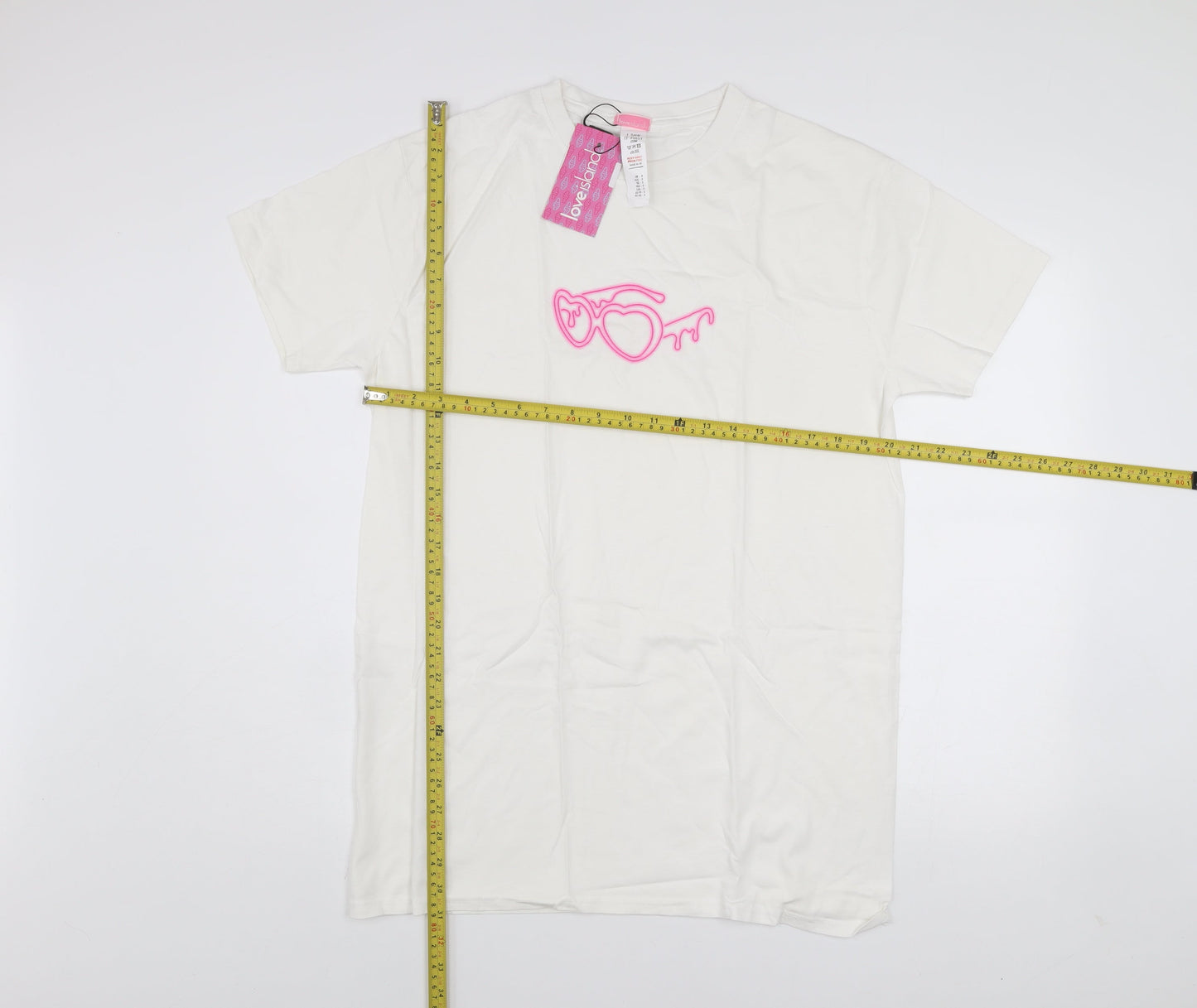 Womens UK Size S I SAW IT FIRST White Basic T-Shirt