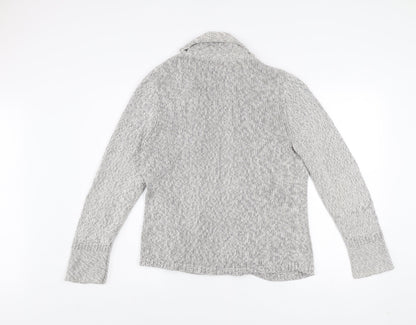Womens UK Size L Wallis Grey Cardigan Jumper