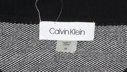 Calvin Klein Women’s Grey Floral Knit Bodycon Dress Size M