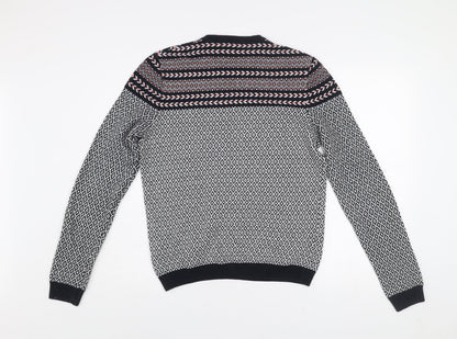 Mens UK Size M ASOS Black Pullover Jumper
