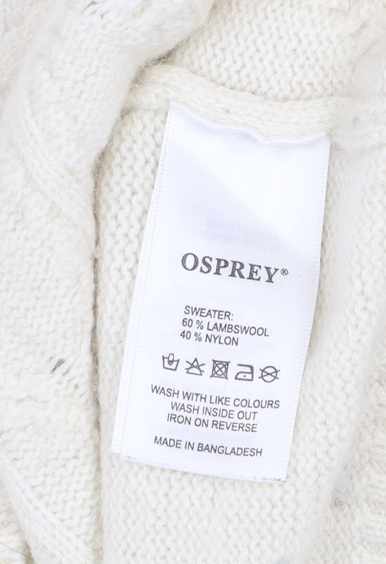Womens UK Size XL Osprey London Ivory Pullover Jumper