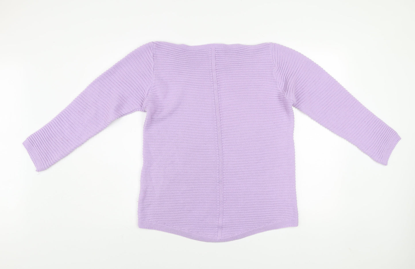 Womens UK Size 12 Bonmarché Purple Pullover Jumper
