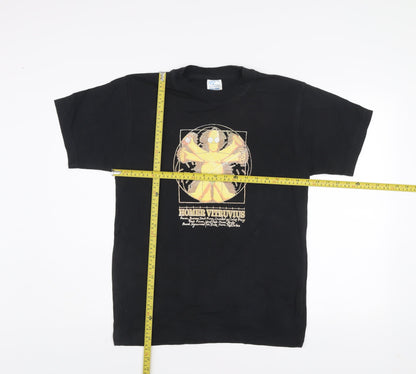 Kokse Men’s Black Homer Simpson Funny Graphic T-Shirt Size M