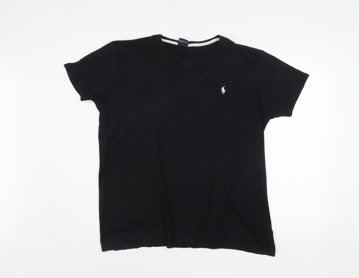 Ralph Lauren Polo Sport Men's Black 2XL Cotton Crew Neck T-Shirt