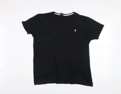 Ralph Lauren Polo Sport Men's Black 2XL Cotton Crew Neck T-Shirt