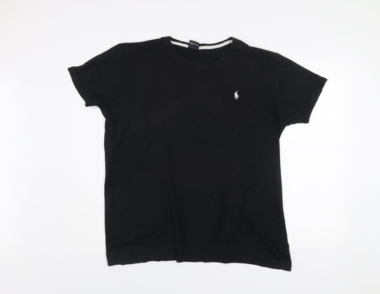 Ralph Lauren Polo Sport Men's Black 2XL Cotton Crew Neck T-Shirt