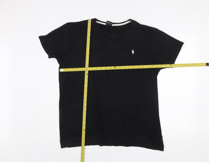 Ralph Lauren Polo Sport Men's Black 2XL Cotton Crew Neck T-Shirt