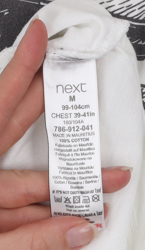 Next Men’s White Volkswagen Camper Van Graphic Regular Fit T-Shirt M