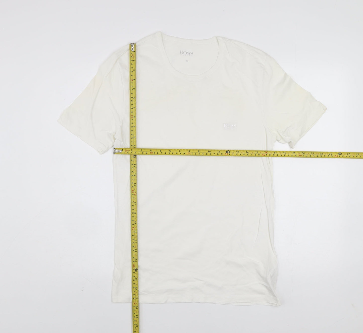 Mens UK Size M HUGO BOSS White  T-Shirt