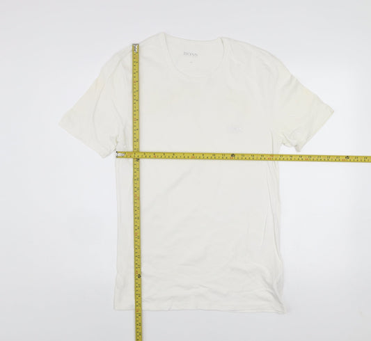 Mens UK Size M HUGO BOSS White  T-Shirt