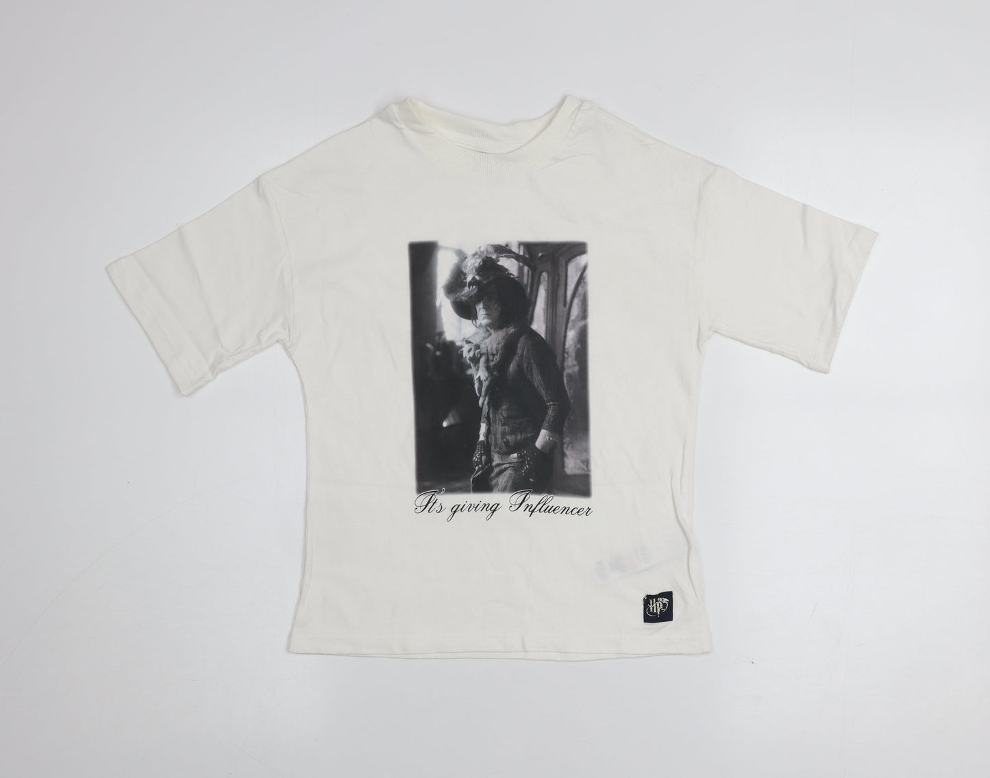Girls UK Size 6-7 Years Marks and Spencer Ivory Graphic T-Shirt