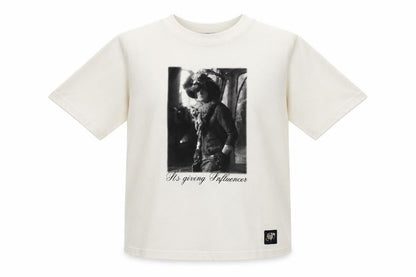 Front view of Marks & Spencer Harry Potter girls’ ivory graphic t-shirt 6-7 years cotton