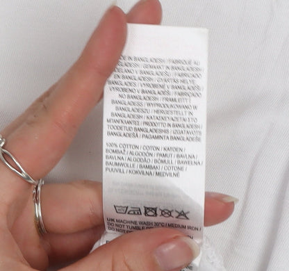 Slazenger Men's White 2XL Cotton Crew Neck Short Sleeve T-Shirt