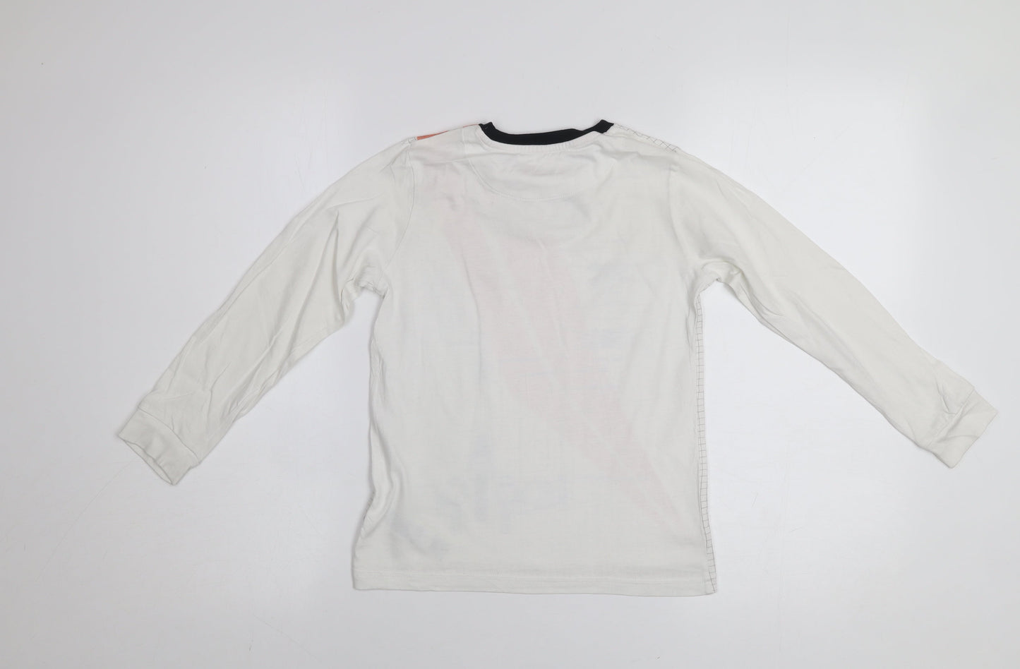 Boys UK Size 6-7 Years Marks and Spencer White Basic T-Shirt