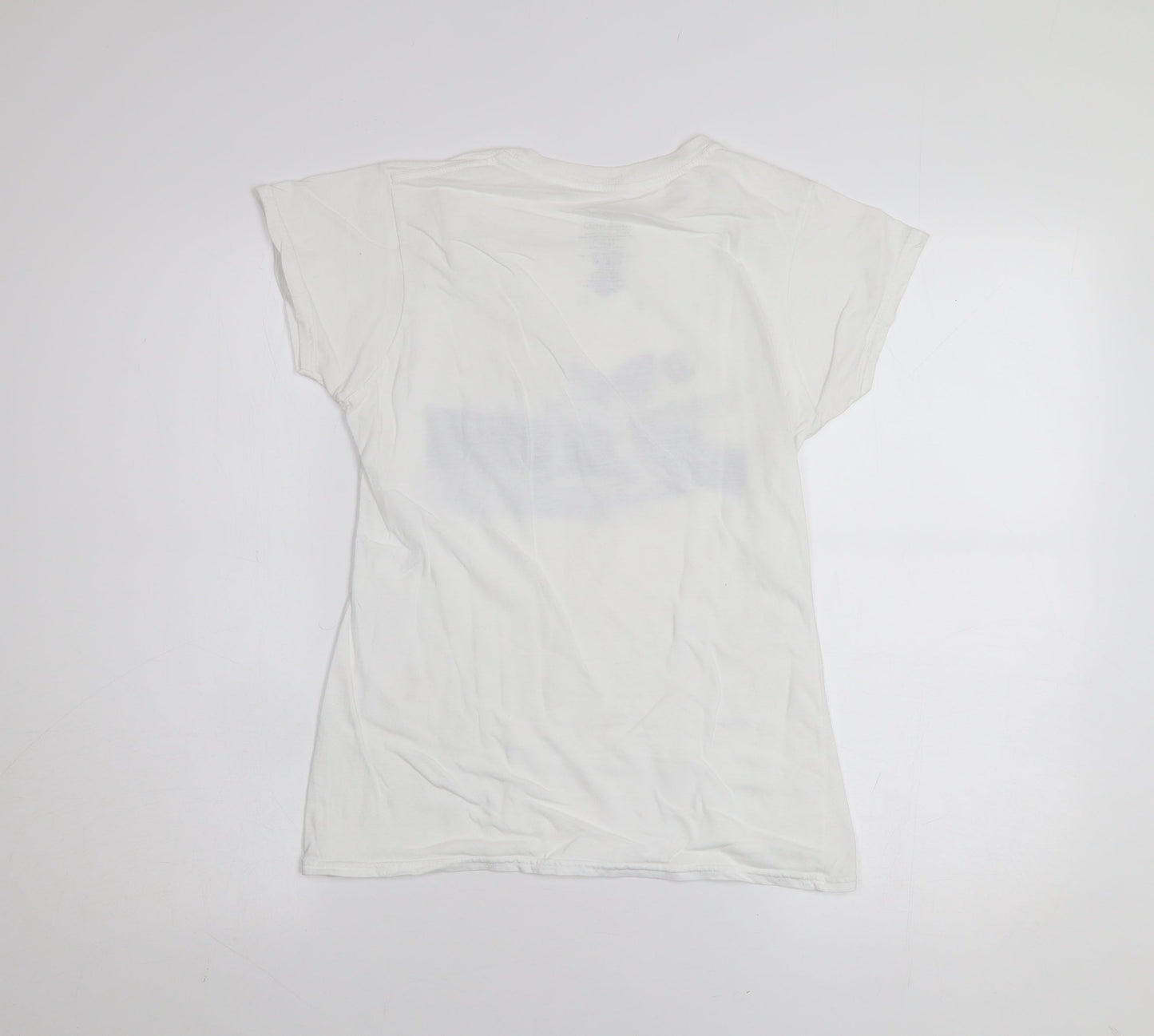 Primark Women’s White Freddie Music Graphic Cotton T-Shirt XS