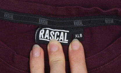 Boys UK Size XL Rascal Red Basic T-Shirt