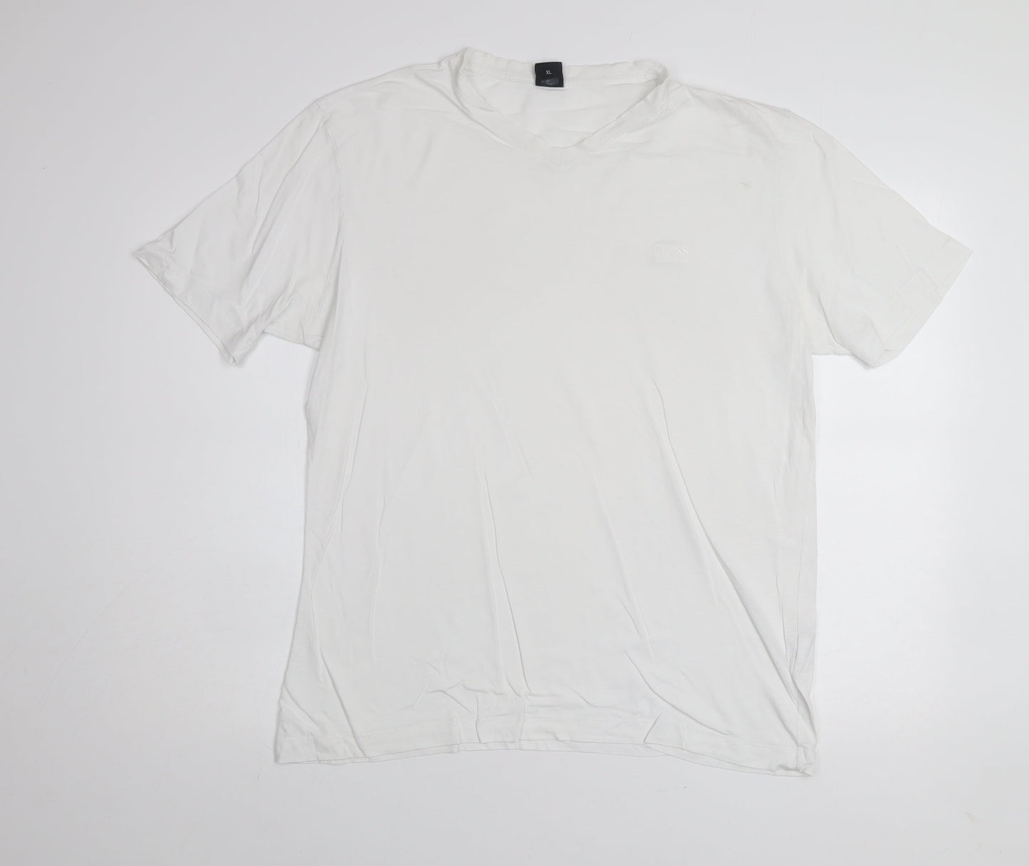 Mens UK Size XL HUGO BOSS White  T-Shirt